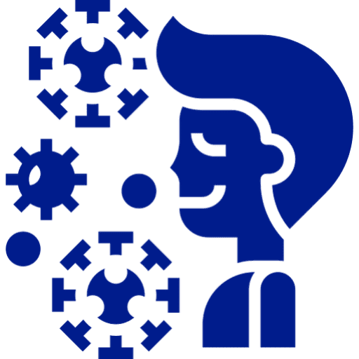 Person with gears symbolizing technology integration