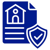 Real estate contract and protection symbol