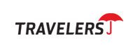 Travelers branding with iconic red umbrella